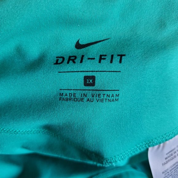 NIKE One Rainbow Ladder Women's 7" Shorts In Neptune Green Women's Size 1X - Picture 4 of 7